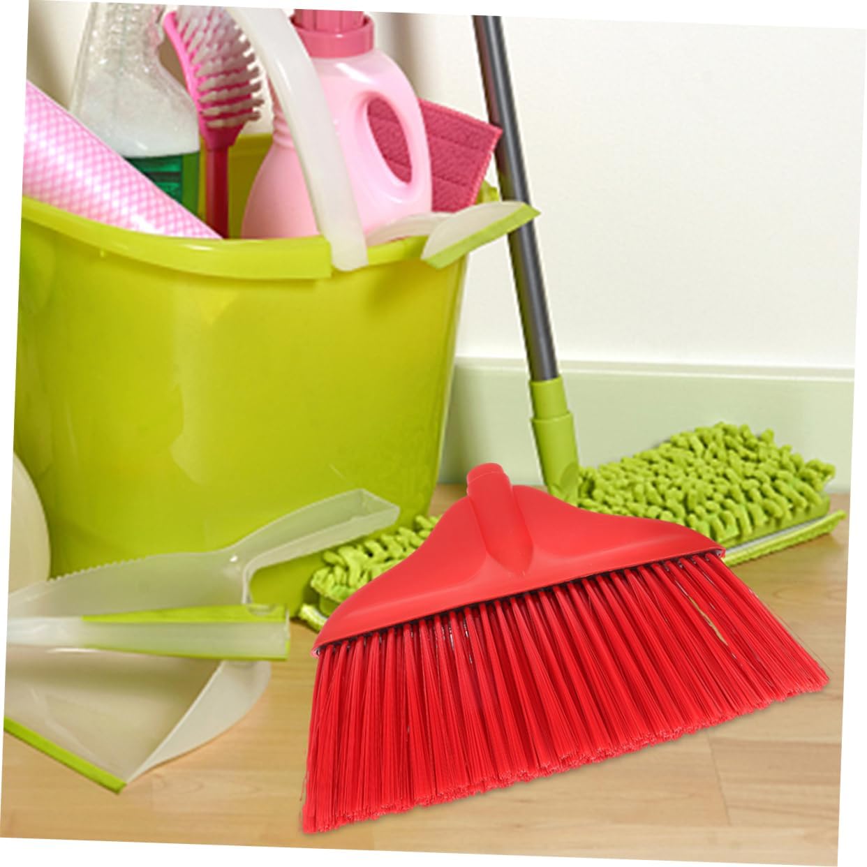 2pcs Easy Install Floor Broom Head Replacement for Home Cleaning