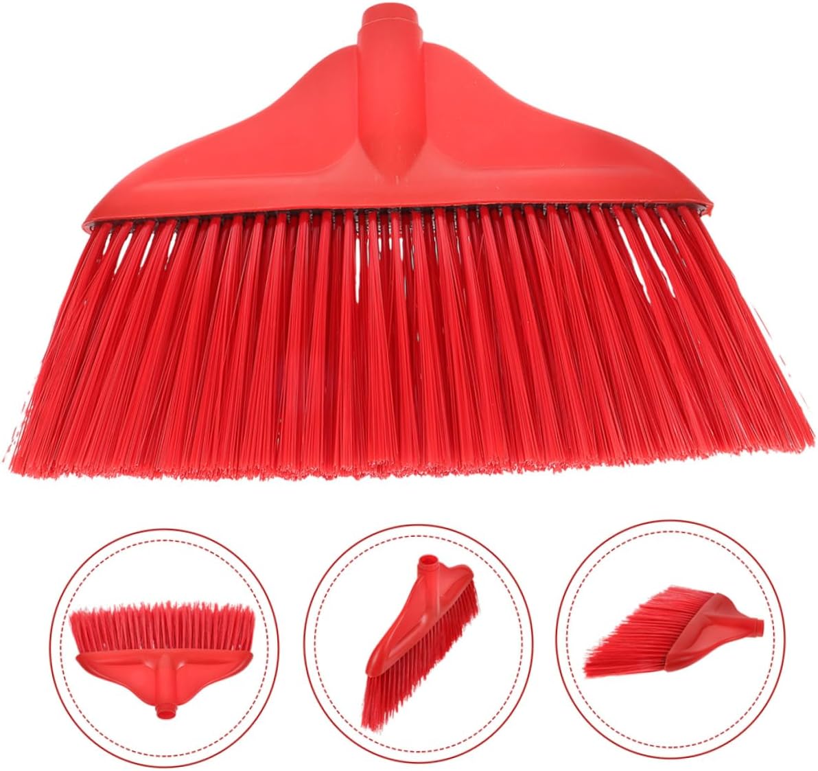 2pcs Easy Install Floor Broom Head Replacement for Home Cleaning