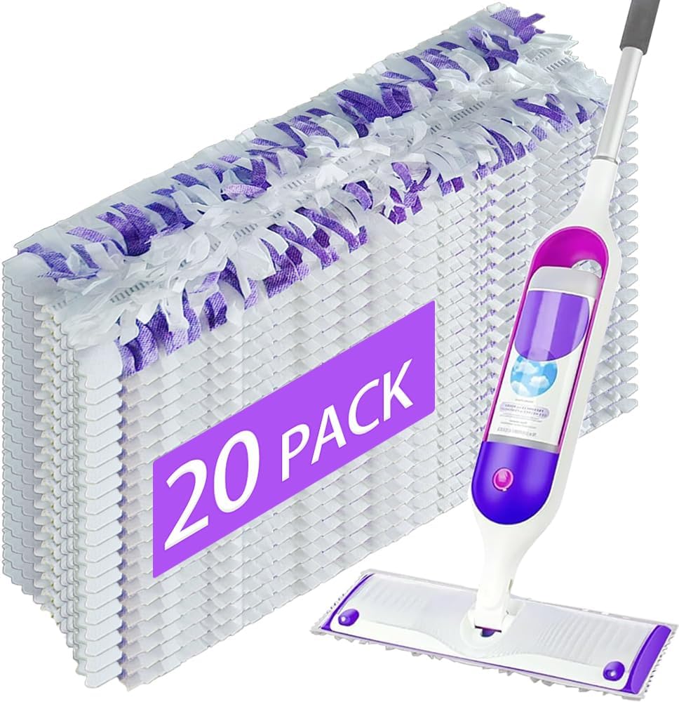 Vineen Disposable Pads for Power Mop 20 Count Refills
