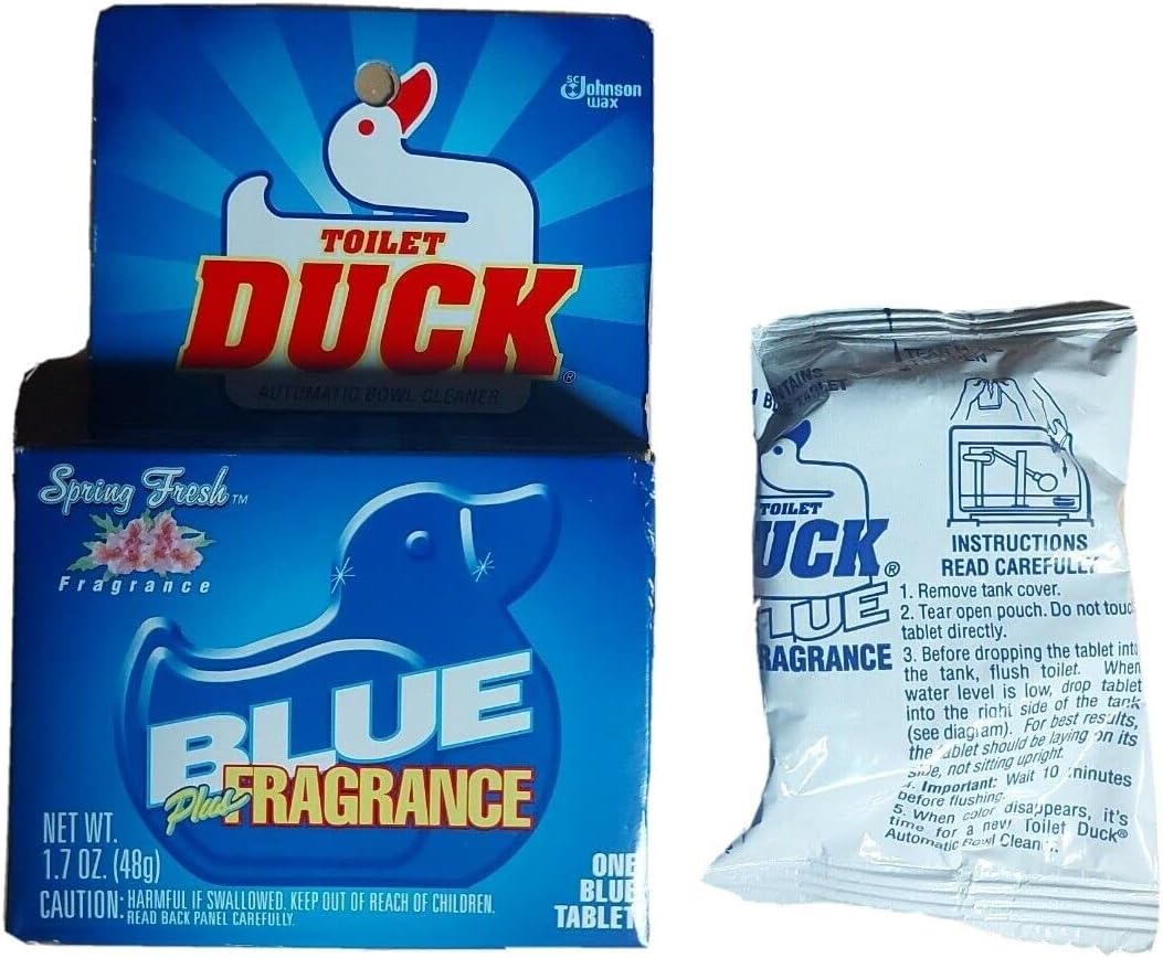Toilet Duck Automatic Blue Toilet Cleaner 3 Pack