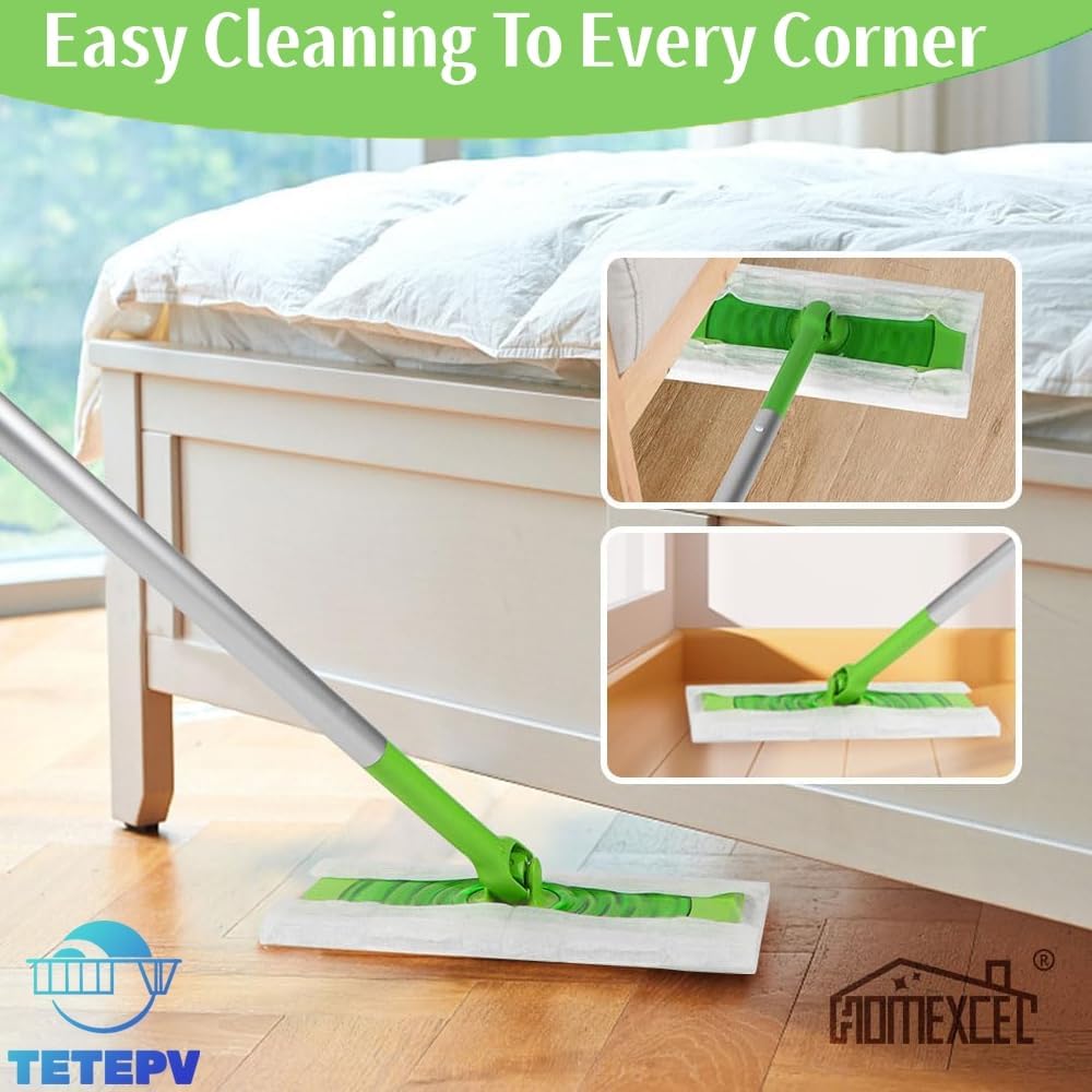 TETEPV Dry Sweeping Cloths for Swiffer 100 Count 1