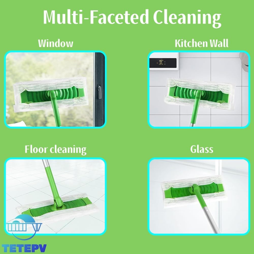 TETEPV Dry Sweeping Cloths for Swiffer 100 Count 1
