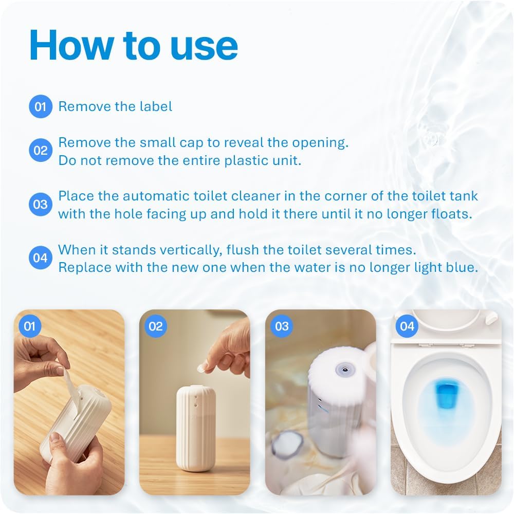 Fresh Fresh Toilet Cleaner Bottle Set - 5 Bottles 2500 FlushesBottle