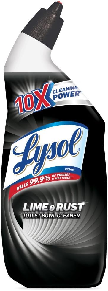 Lysol Lime Rust Toilet Bowl Cleaner Gel 24oz Pack of 9