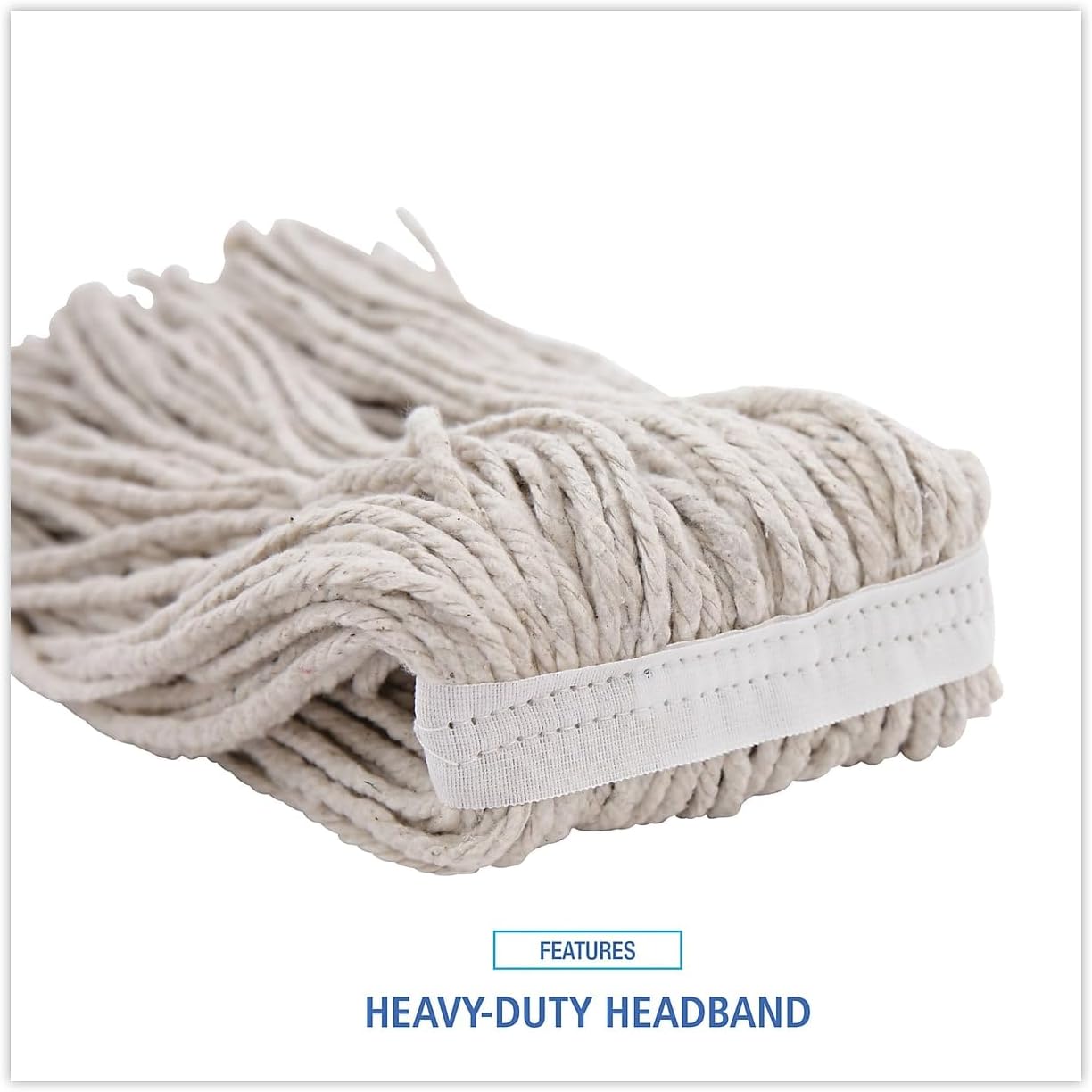 Boardwalk Premium Cut-End Wet Mop Heads 12CT