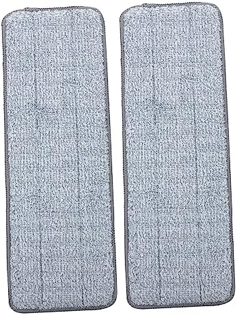 Ipetboom Mop Pads 2 Pack Washable Cleaning Pads for Hard Floors