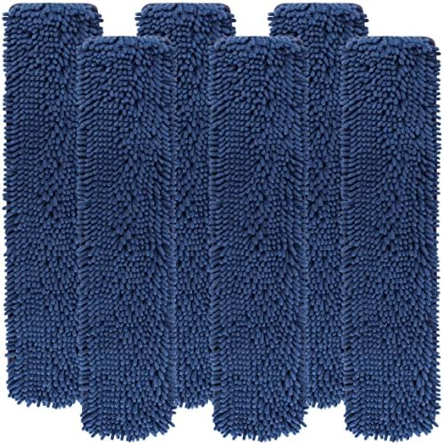 LTWHOME 24 Inch Microfiber Chenille Replacement Mop Pads Pack of 6