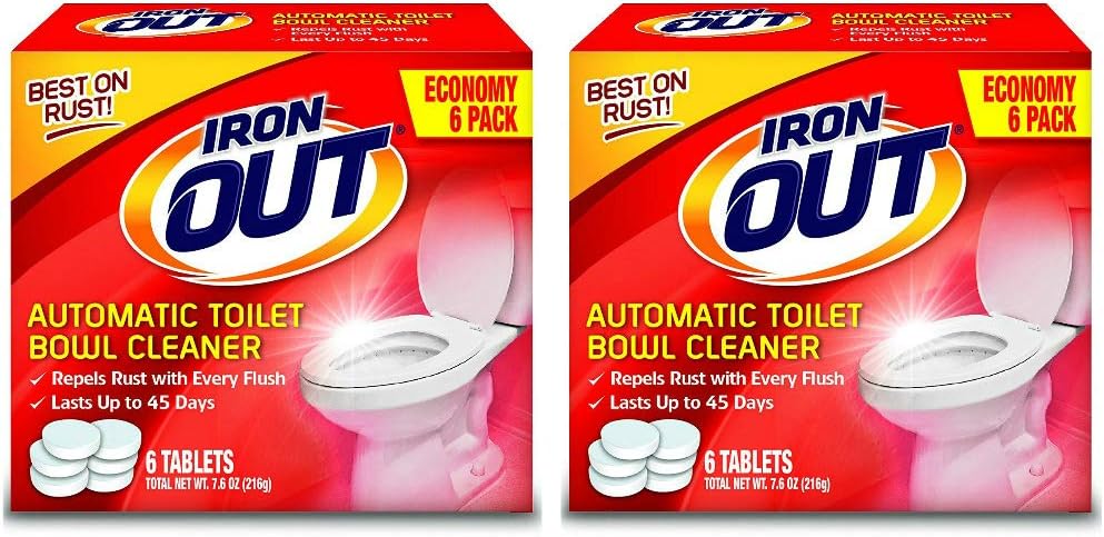 IRON OUT Automatic Toilet Cleaner Tablets 12 Count
