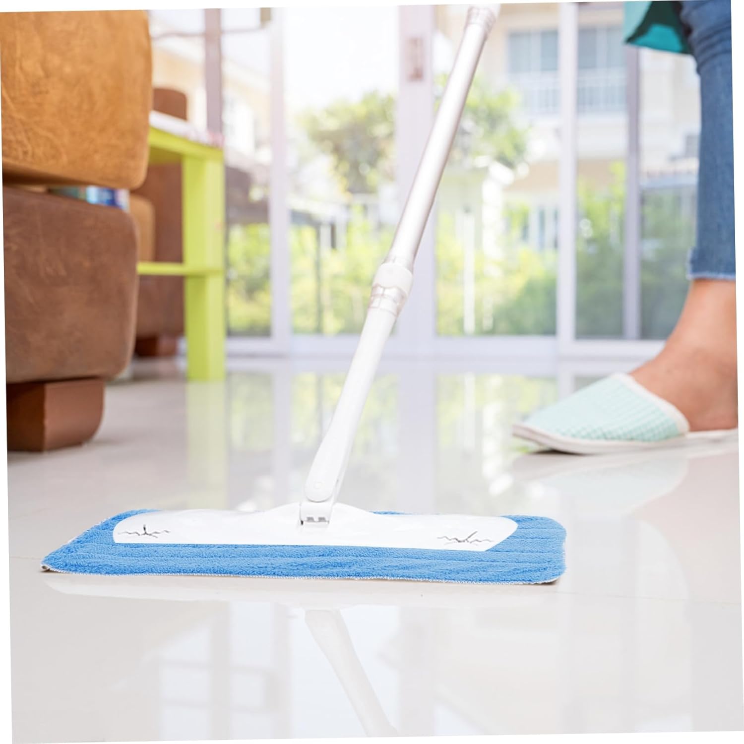 8pcs Reusable Mop Pads for Hardwood and Laminate Floors