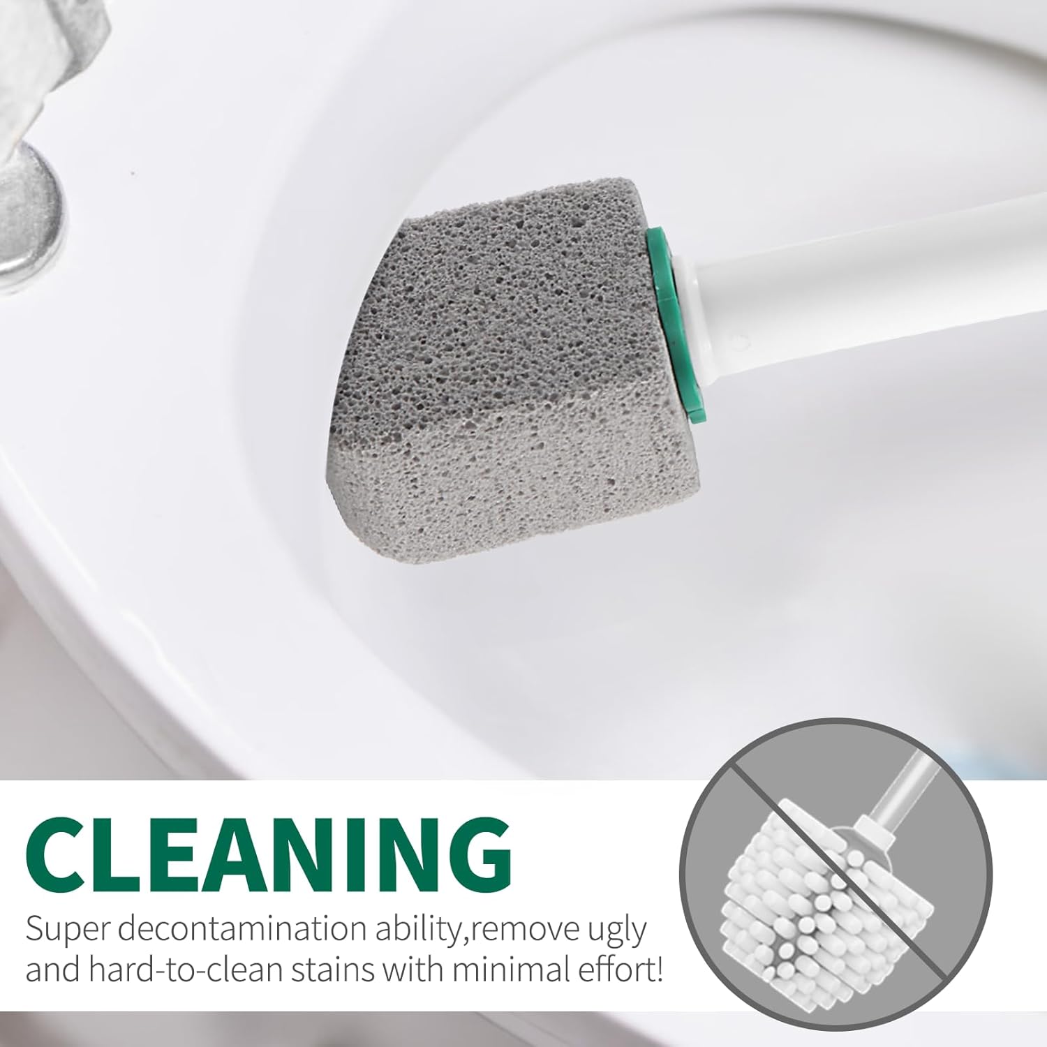 Pumice Stone Toilet Cleaner with Long Handle 1
