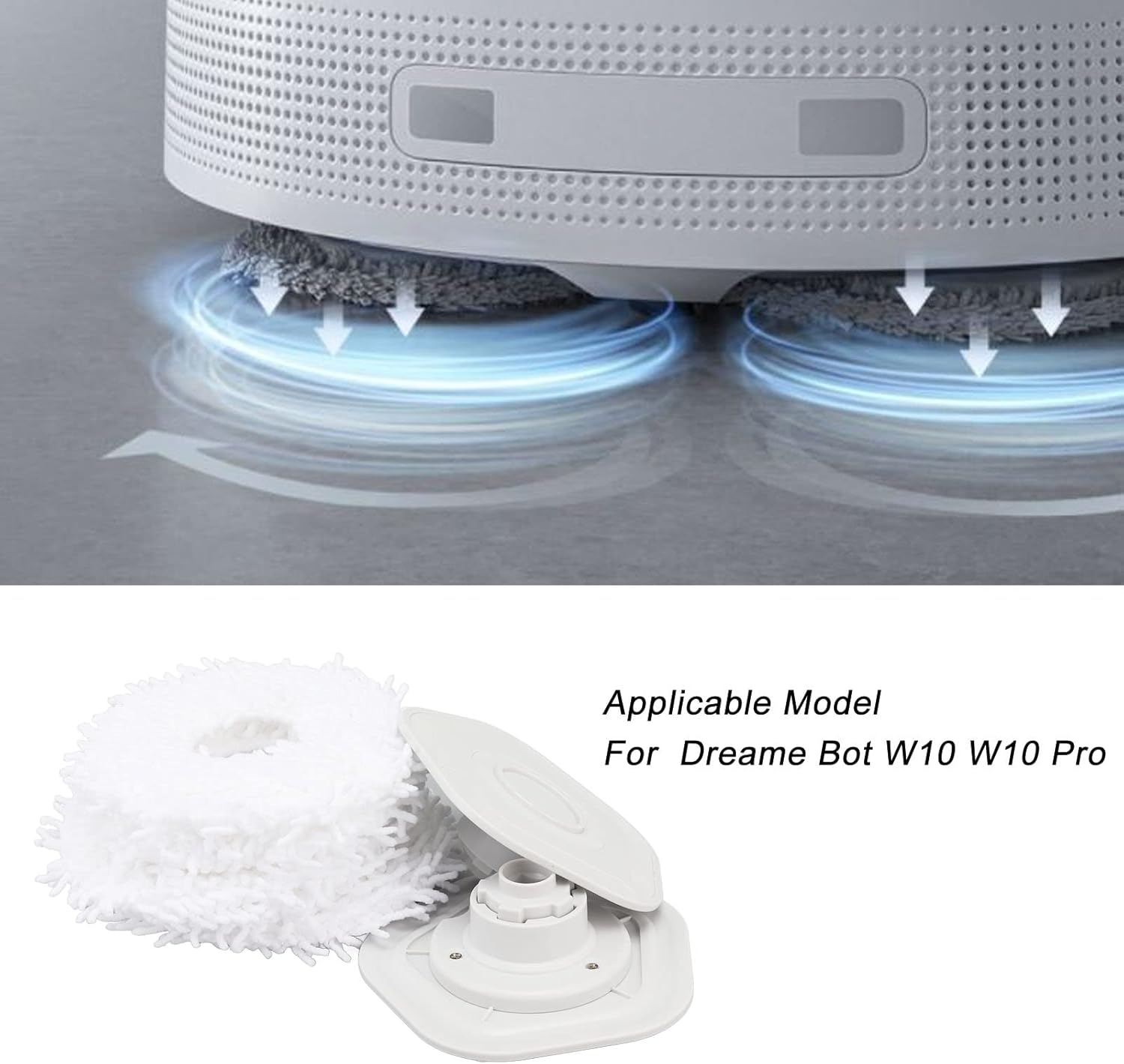 TOPINCN Mop Pads for Bot W10 W10 Pro Replacement