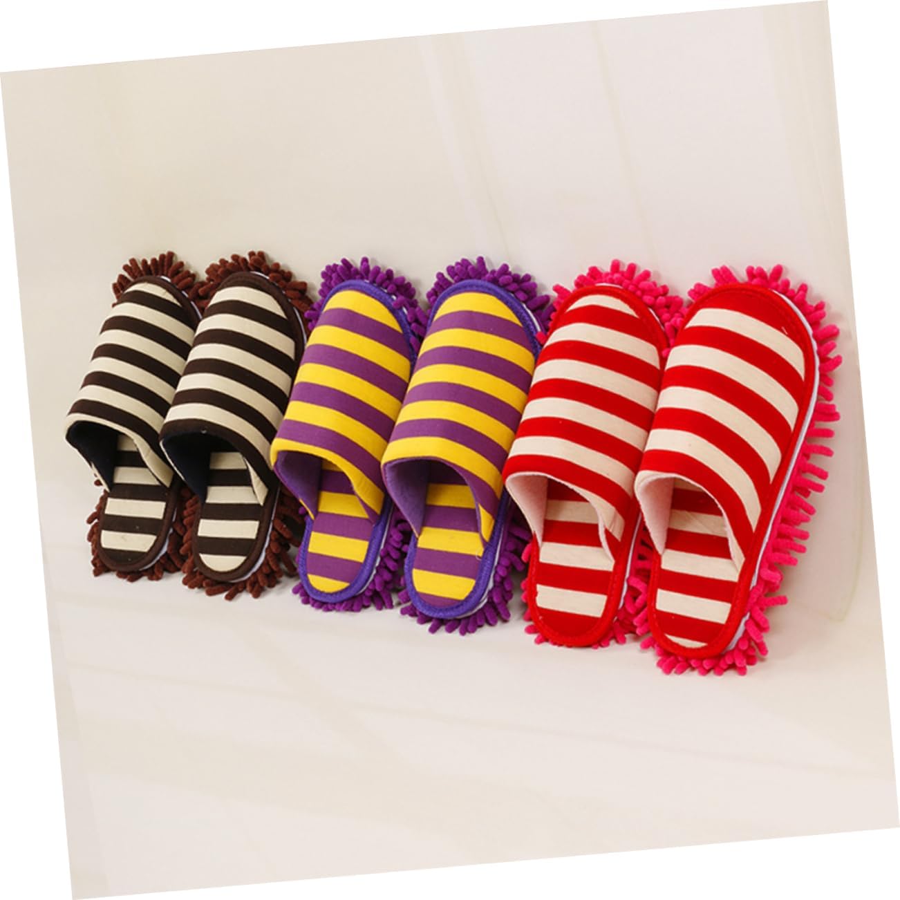 Chenille Cleaning Slipper Cover for Floor Mopping