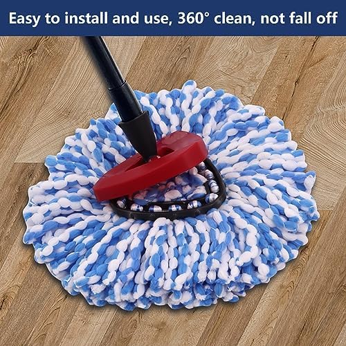 Anffeary 4-Piece Mop Head Replacement Set for Ocedar 2 Tank System