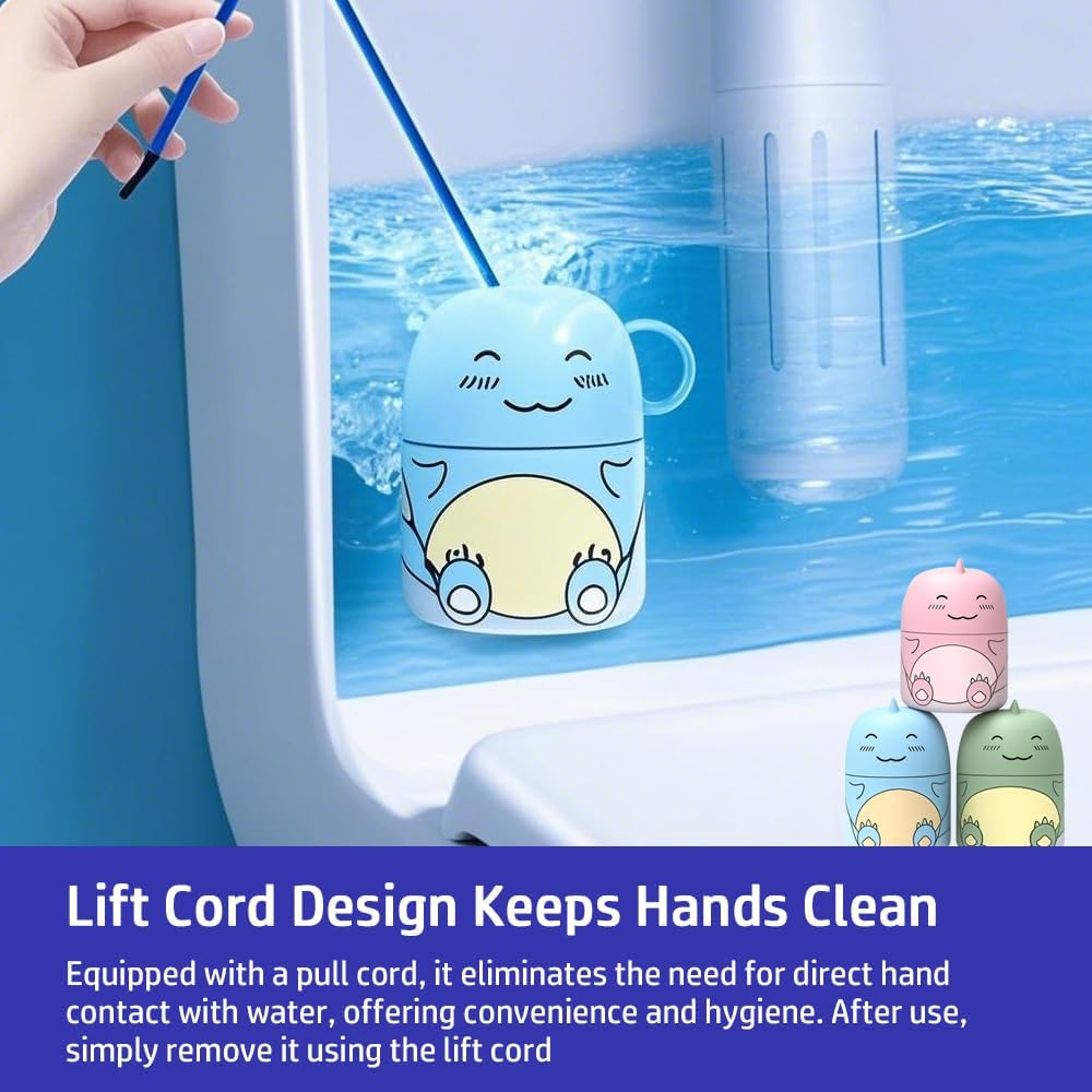CloudMades Cute Dinosaur Toilet Cleaner Bottle with 3 Scents