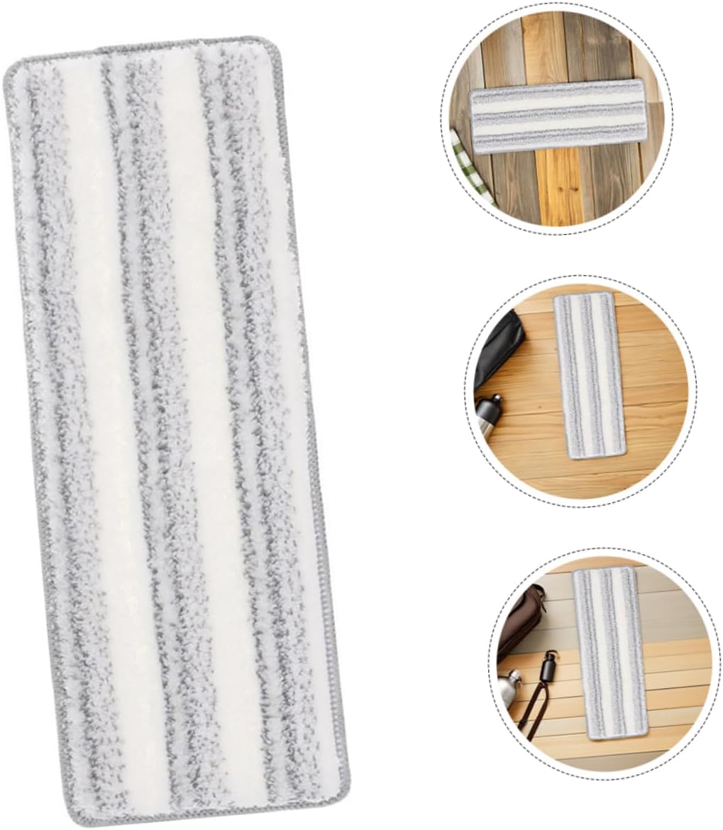 5pcs Washable Flat Mop Pads Self Adhesive Microfiber for Hardwood Floors