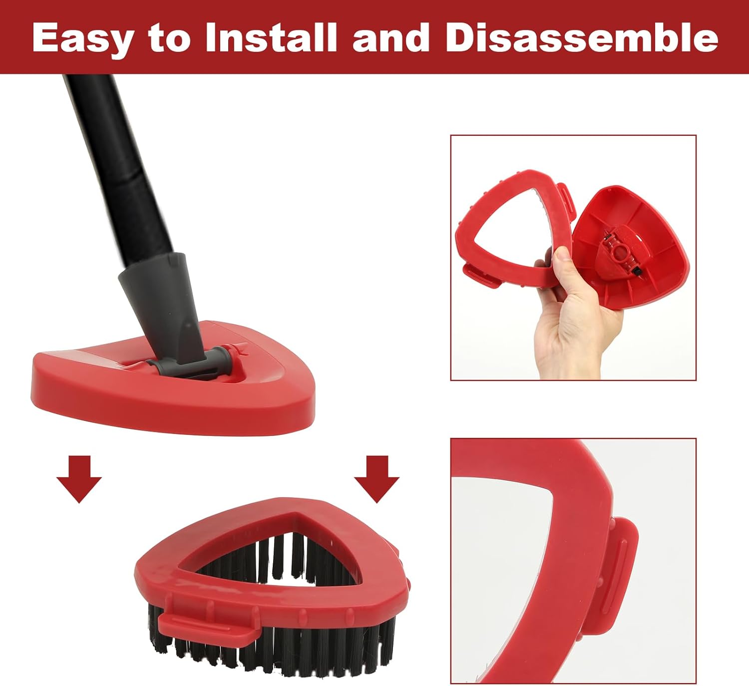 Anffeary 4-Piece Mop Head Replacement Set for Ocedar 2 Tank System
