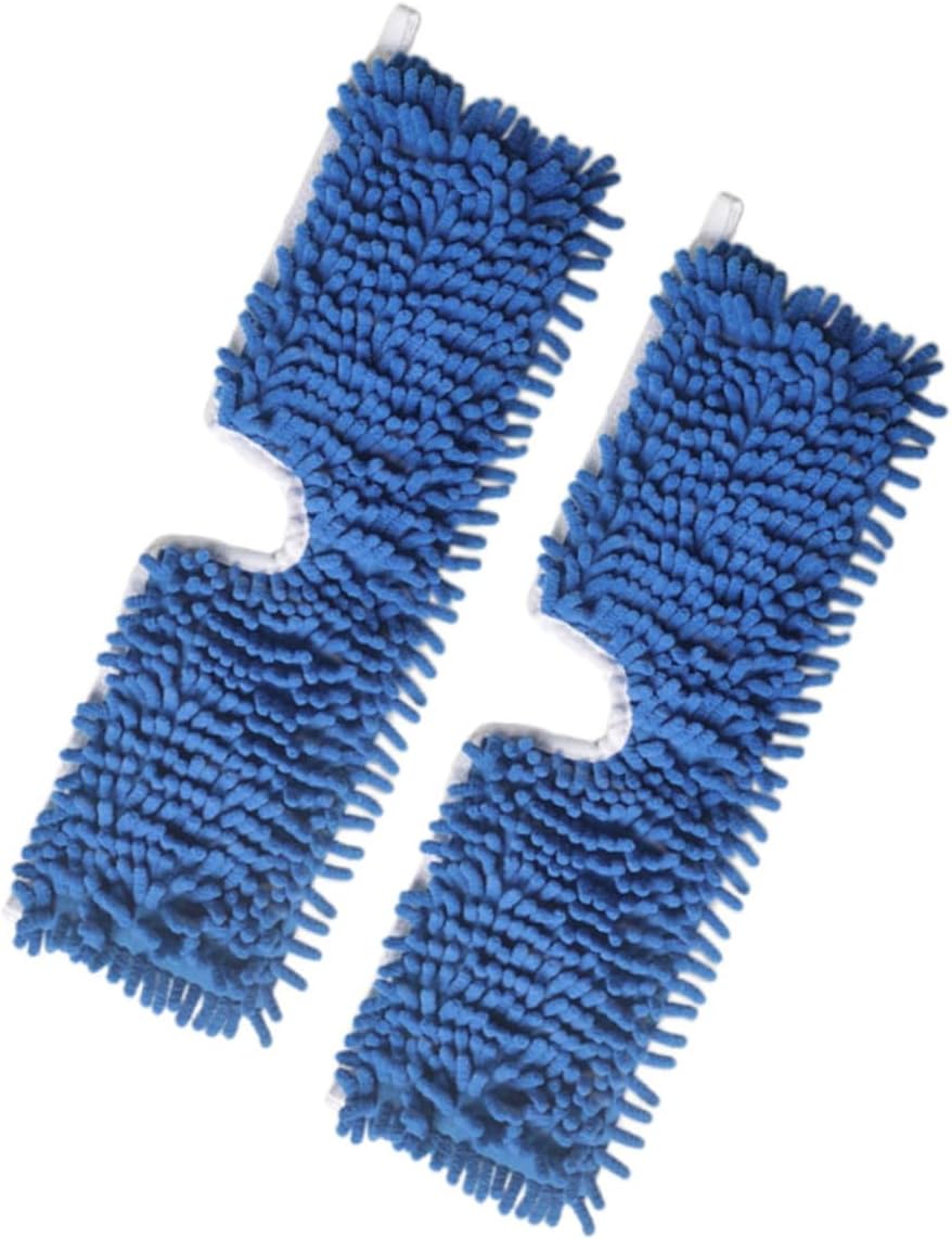 2Pcs Chenille Mop Replacement Pads Reusable
