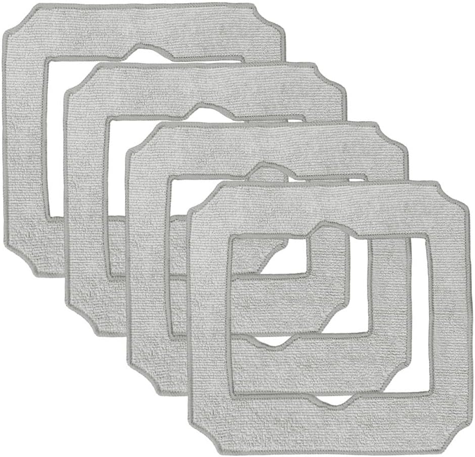 CRIDENG 4 Pack Replacement Mop Pads for ECOVACS WINBOT MINI
