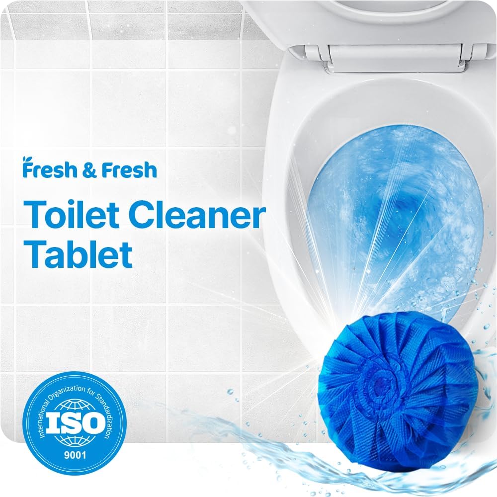 Fresh Fresh Toilet Bowl Cleaner Tablets 15pcs with Fresh Scent