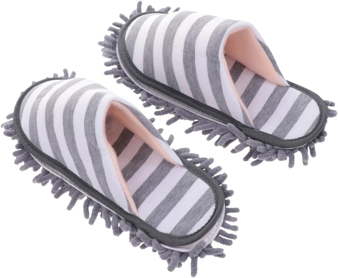 Minkissy Chenille Floor Clean Slippers Washable