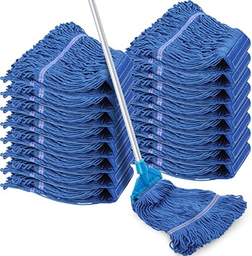 16 Pack Heavy Duty Cotton Mop Head Replacements