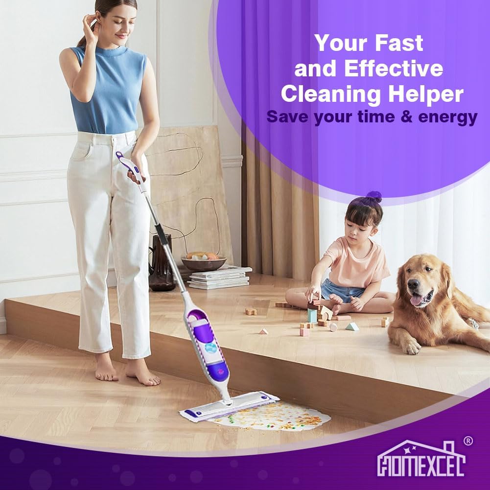 HOMEXCEL Microfiber Mop Pads 48 Count for Swiffer Powermop
