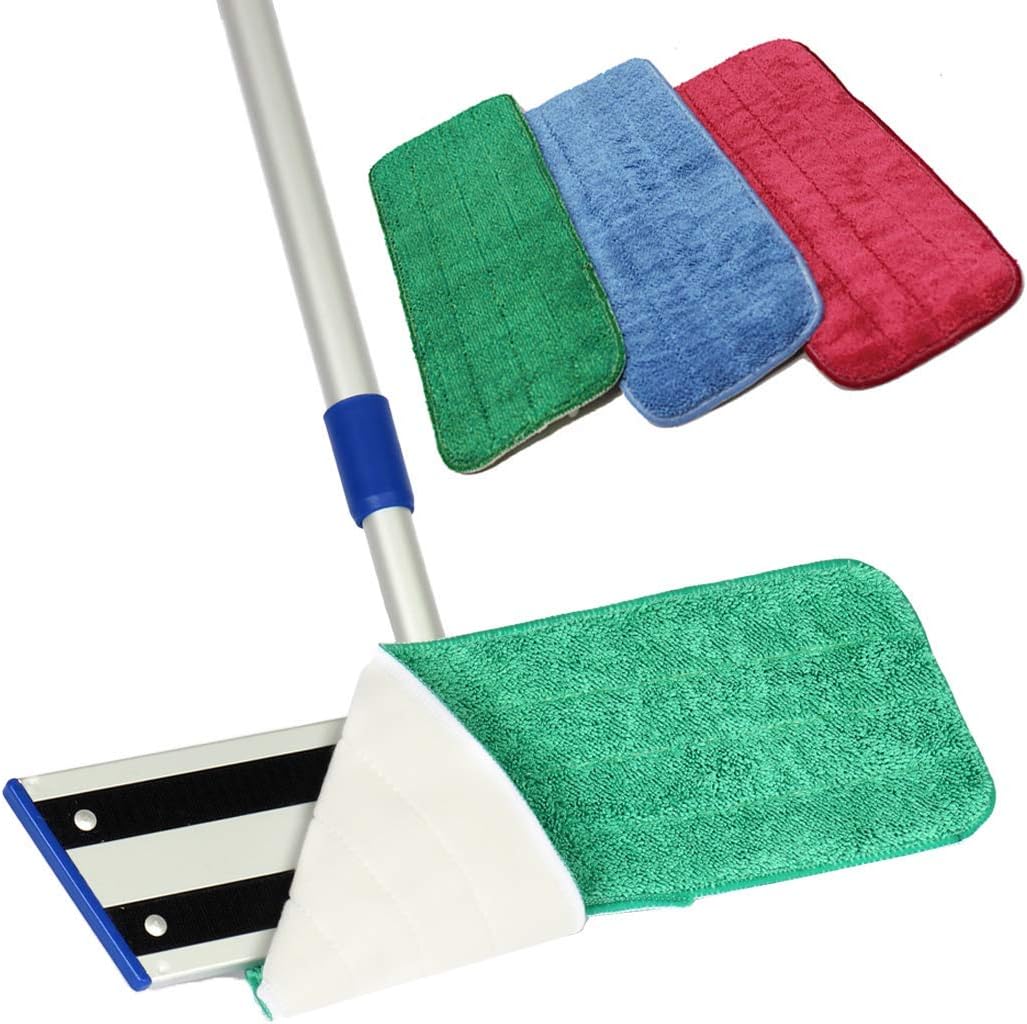 Arkwright Spray Mop Replacement Pads - Pack of 12 Red 24 in