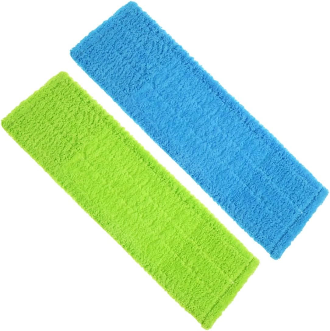 Ipetboom 2pcs Coral Fleece Mop Replacement Pads 1