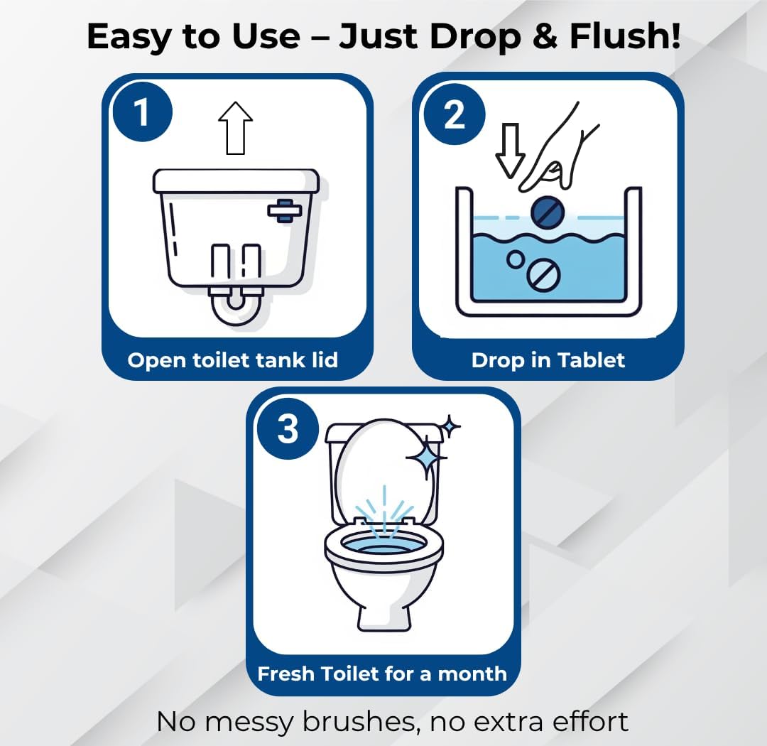 Skyis Automatic Toilet Bowl Cleaner Tablets 12 Pack