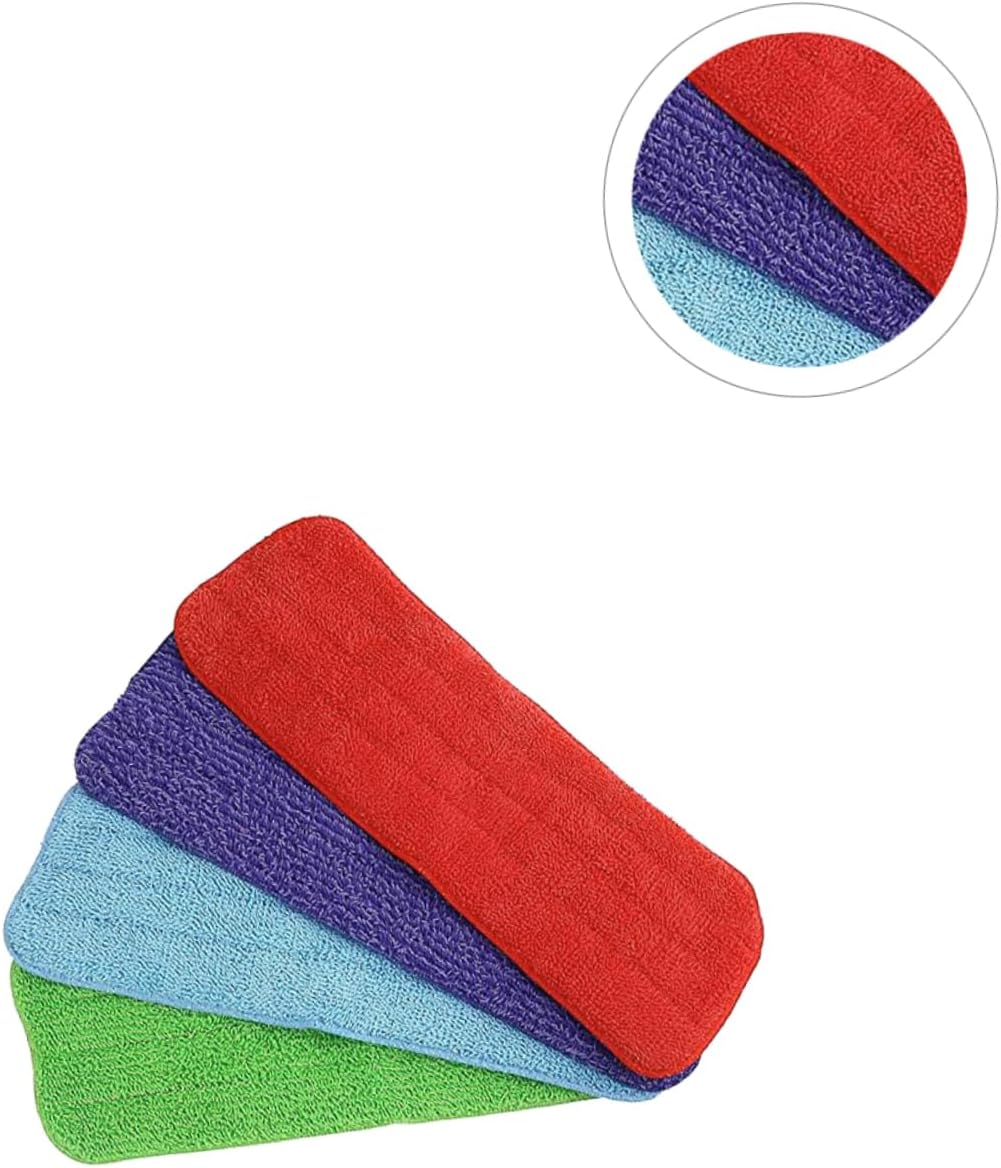 PACKOVE 8pcs Microfiber Mop Cloth Replacement Kit