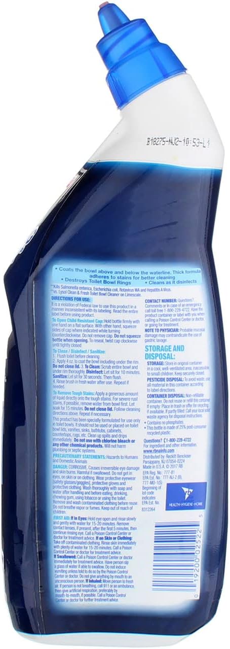 Lysol Power Toilet Bowl Cleaner Value Pack 2 Count