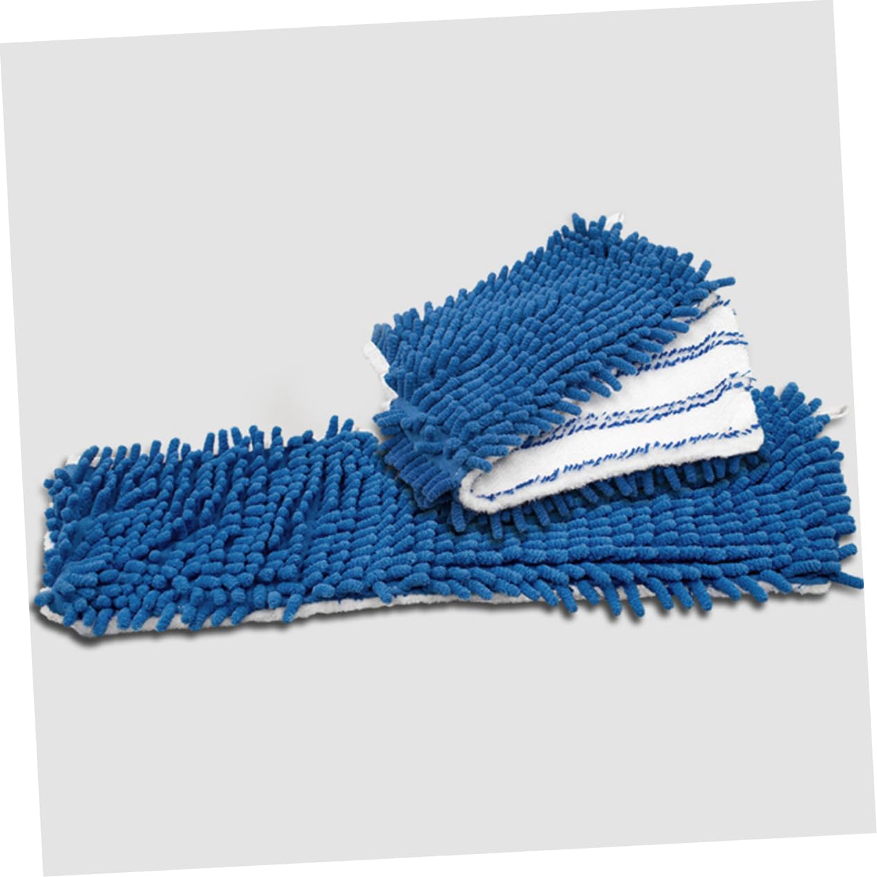 Minkissy 2pcs Chenille Mop Pad Refill for Hardwood Floors