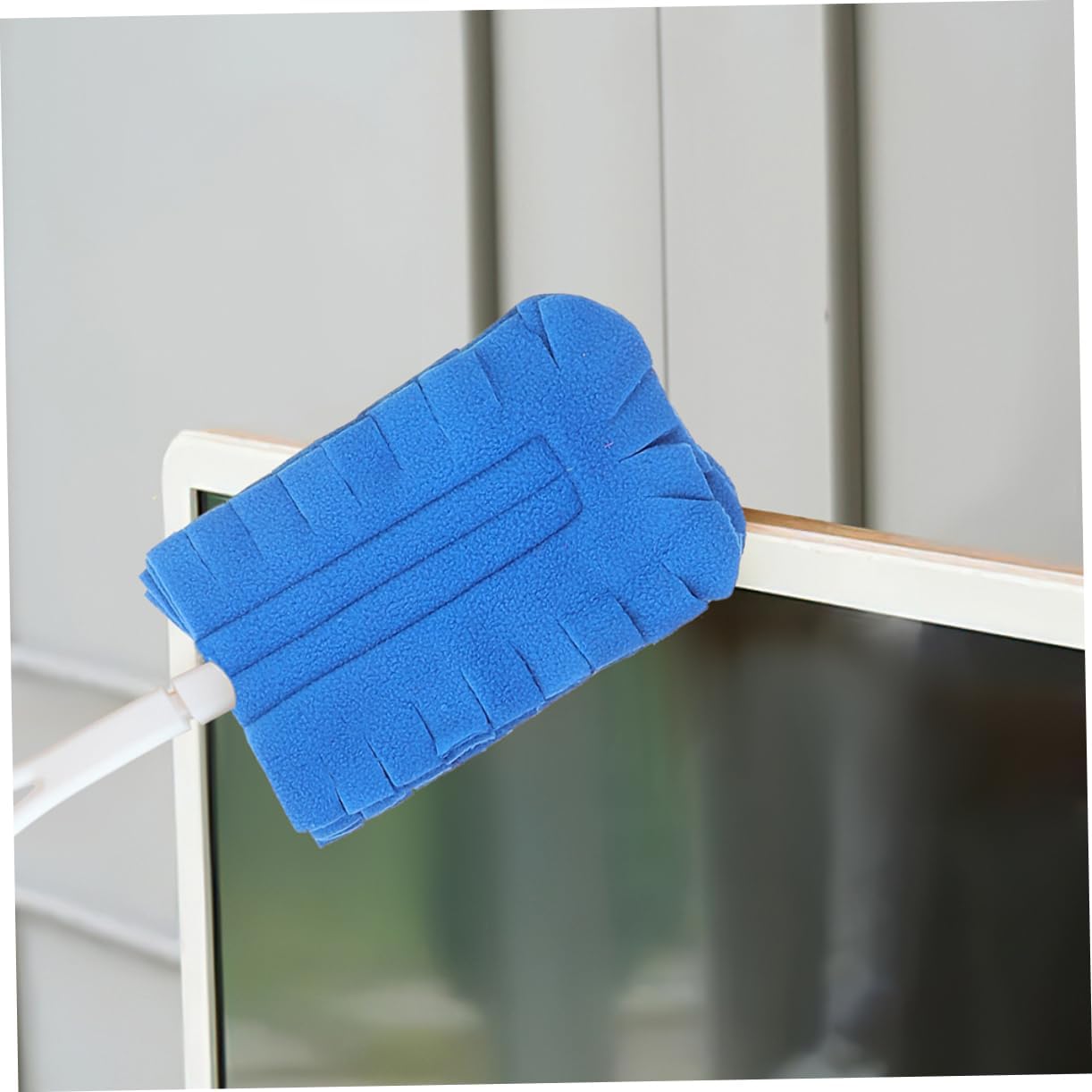 6pcs Yellow Duster Refills Washable Reusable Electrostatic Cleaning Pads