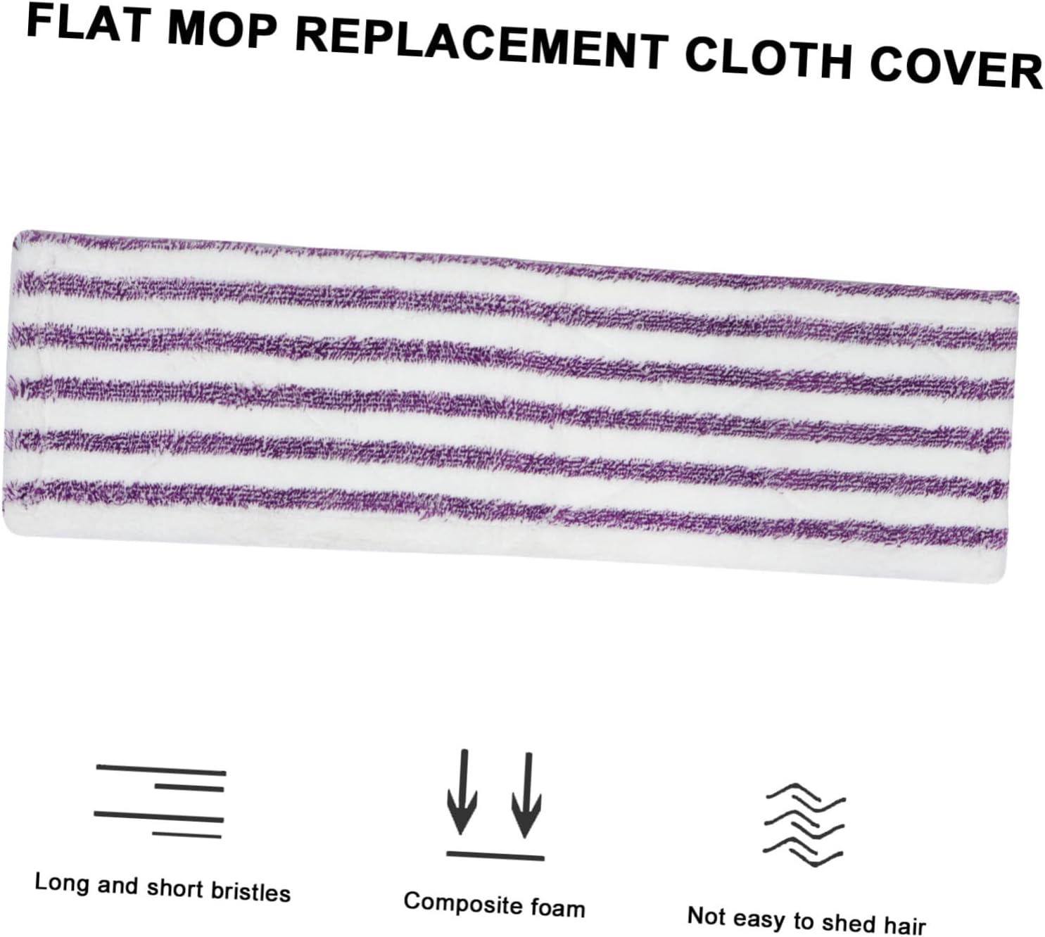 CALLARON Microfiber Mop Pads 5-Piece Set for Home and Commercial Use