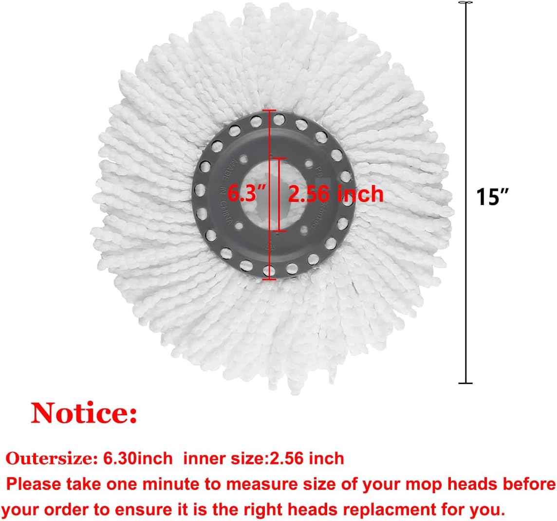 YWSHF 5PCS Spin Mop Head Refill for Standard Mops
