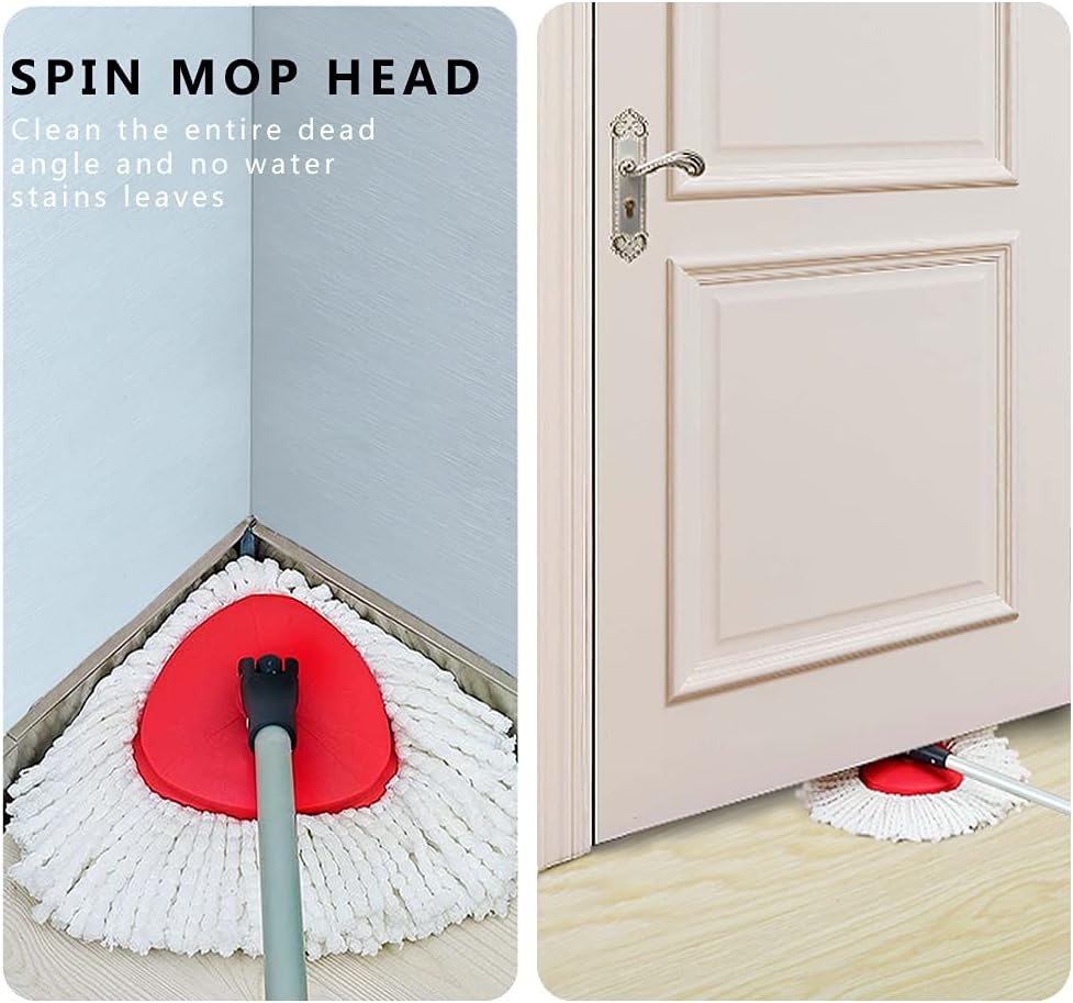 10-Pack Microfiber Spin Mop Replacement Heads