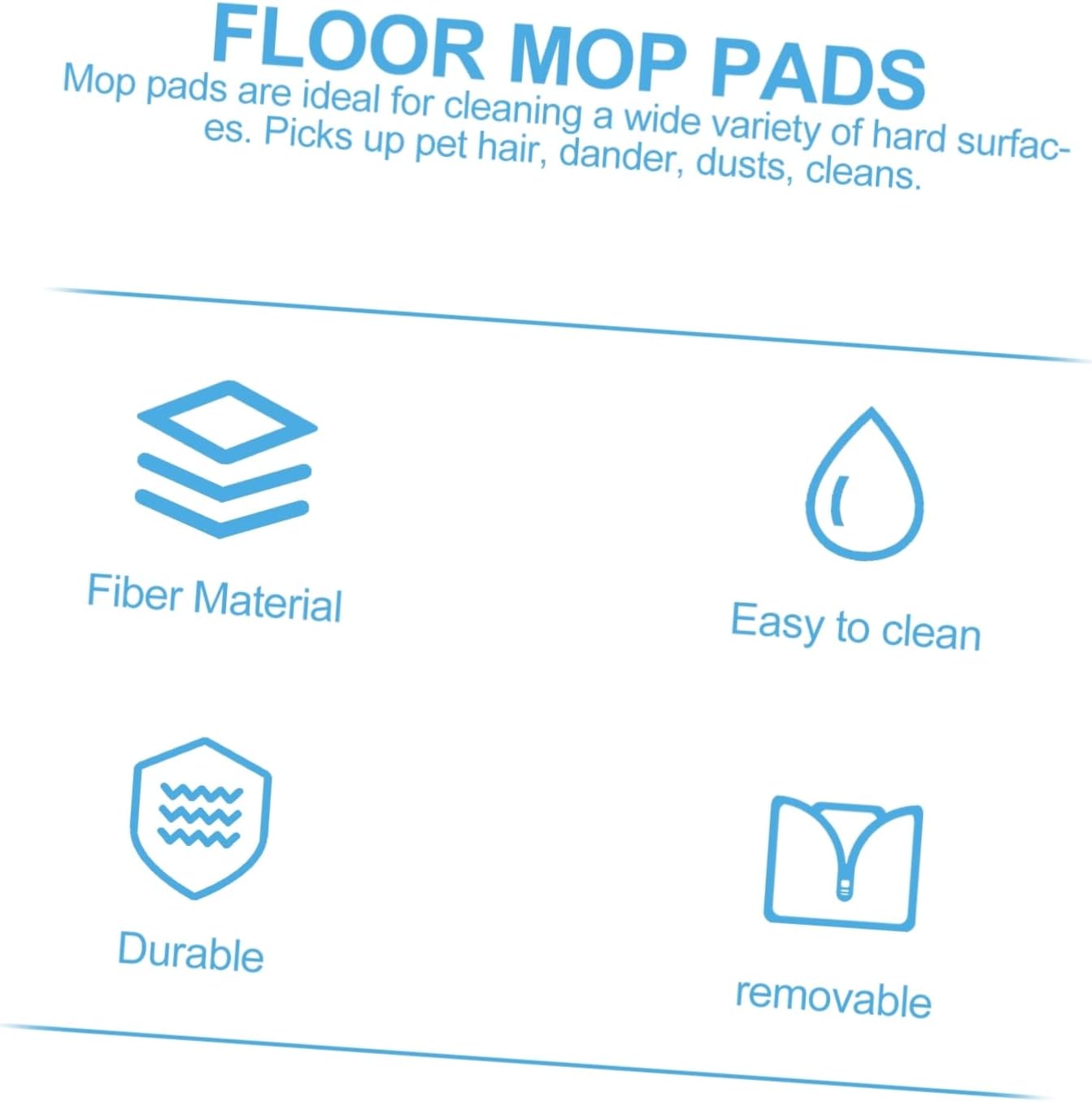 CALLARON Extra-Large Reusable Mopping Pads