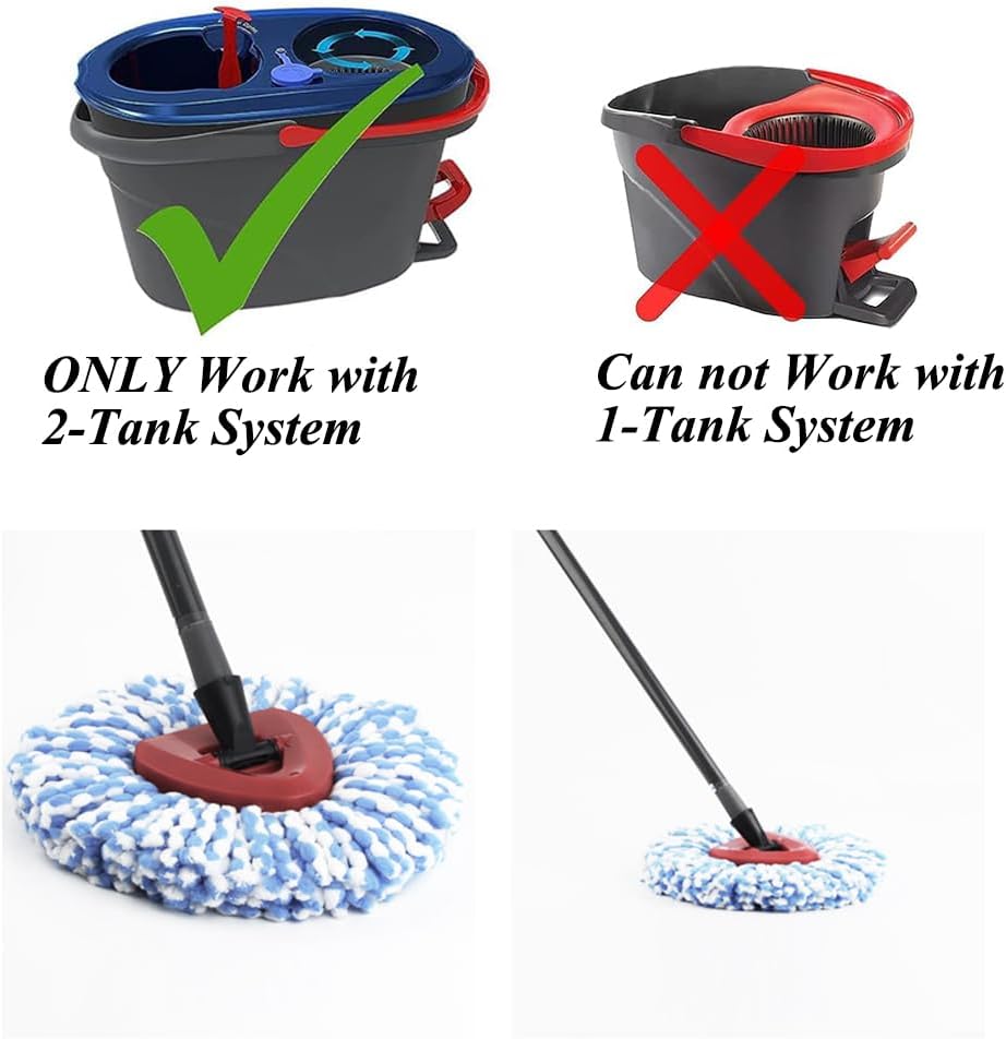 GEDOH Scrub Brush for Ocedar RinseClean 2 Tank System