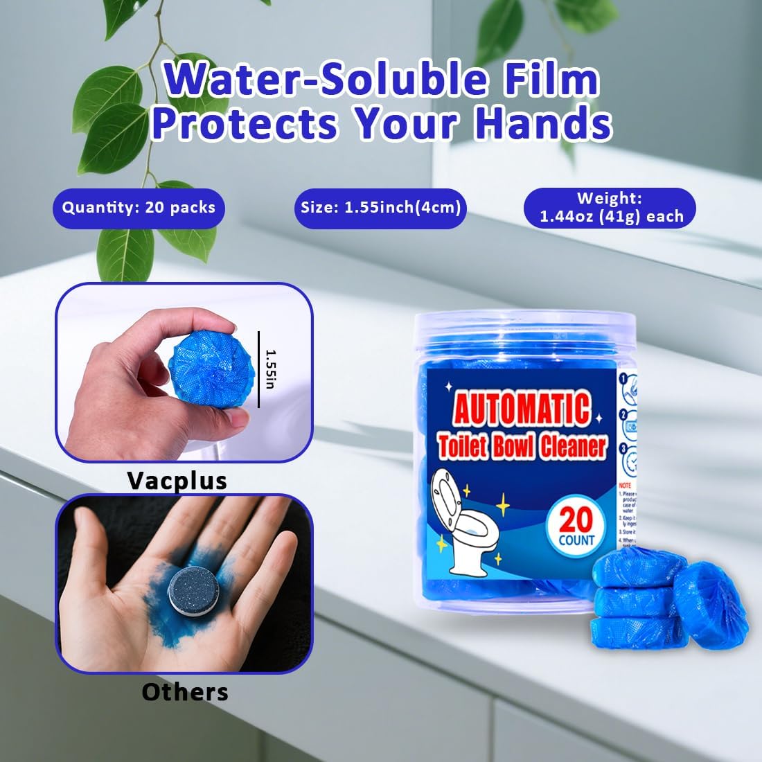 Coldchill Toilet Bowl Cleaner Tablets 20-Pack