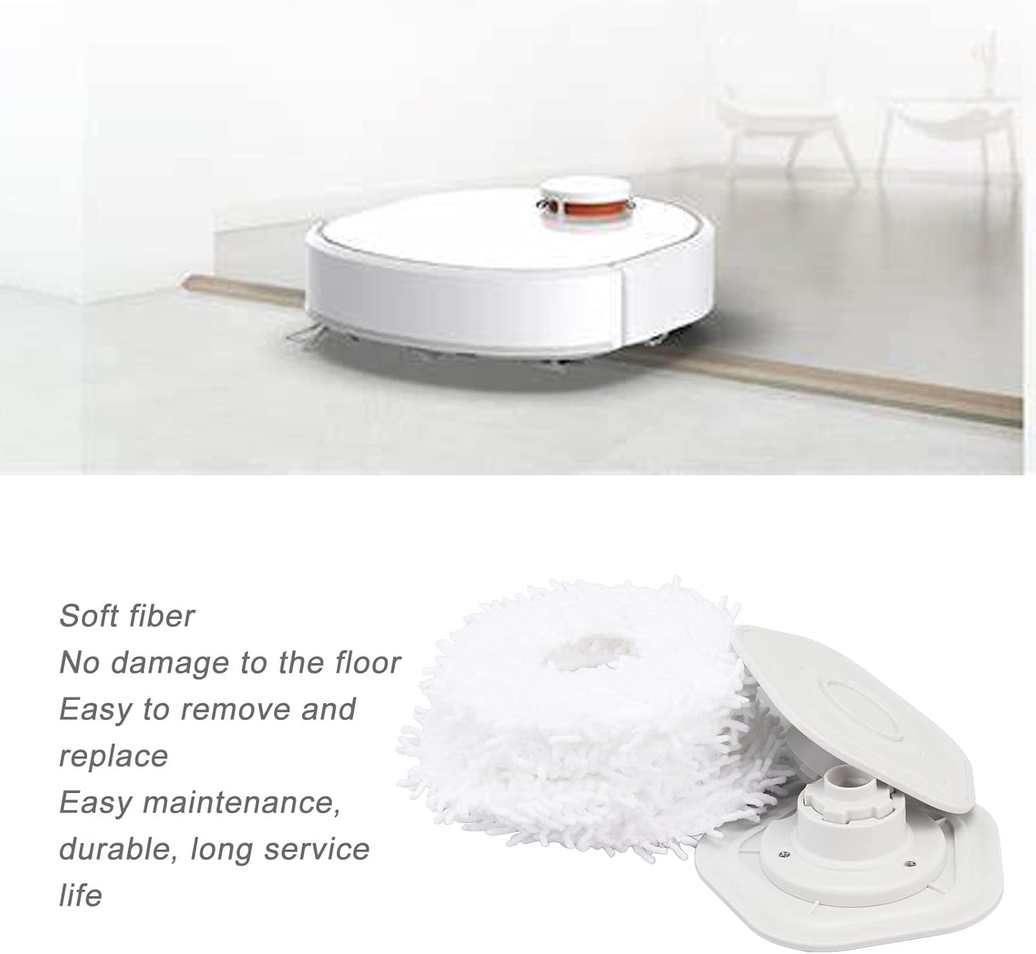 TOPINCN Mop Pads for Bot W10 W10 Pro Replacement