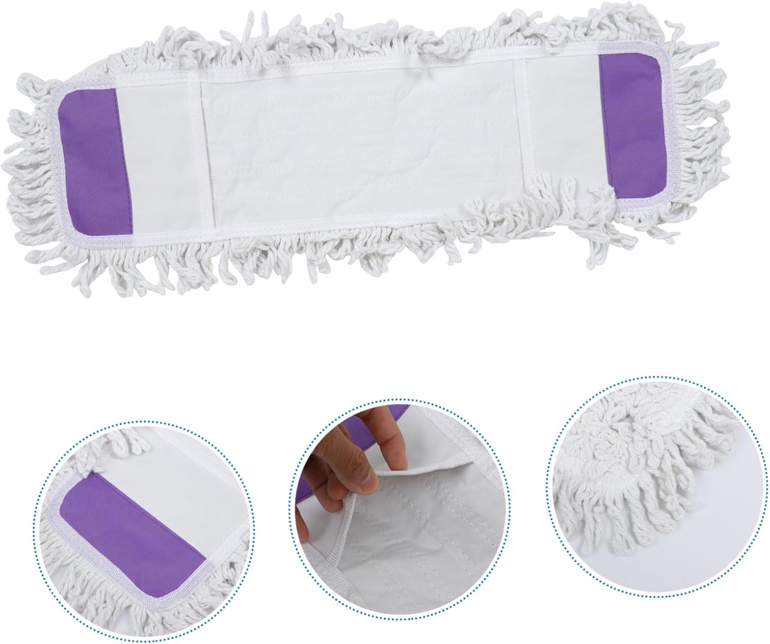 CALLARON Reusable Cotton Mopping Pads for All Hard Floors