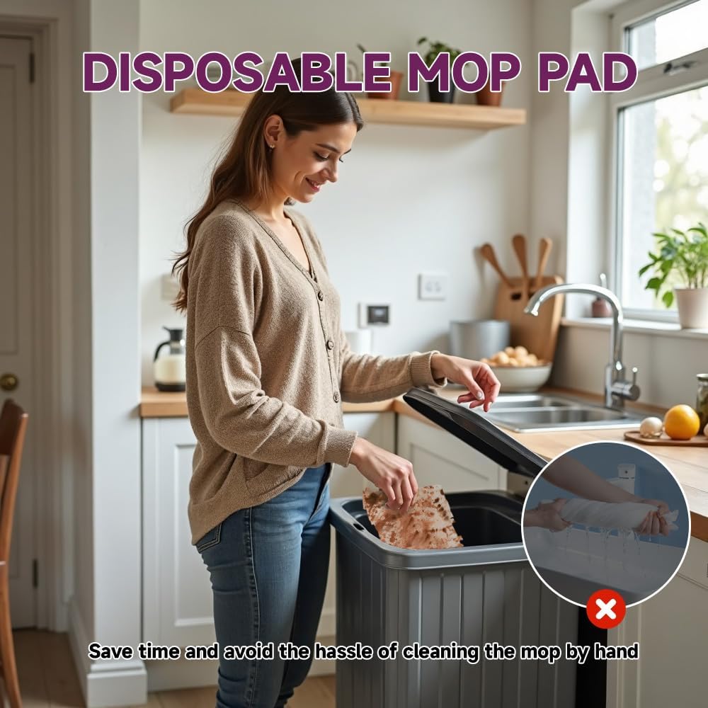 20 Pack Disposable Power Mop Pads for Swiffer Multi-Surface Replacement