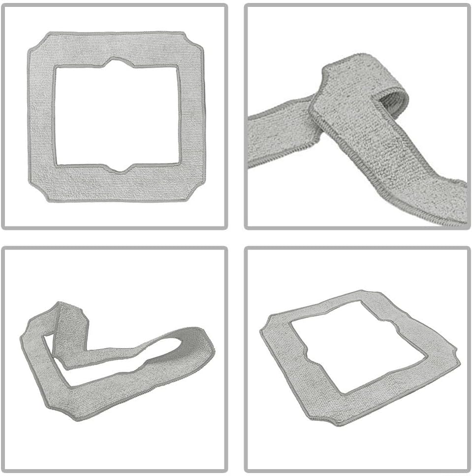 CRIDENG 4 Pack Replacement Mop Pads for ECOVACS WINBOT MINI