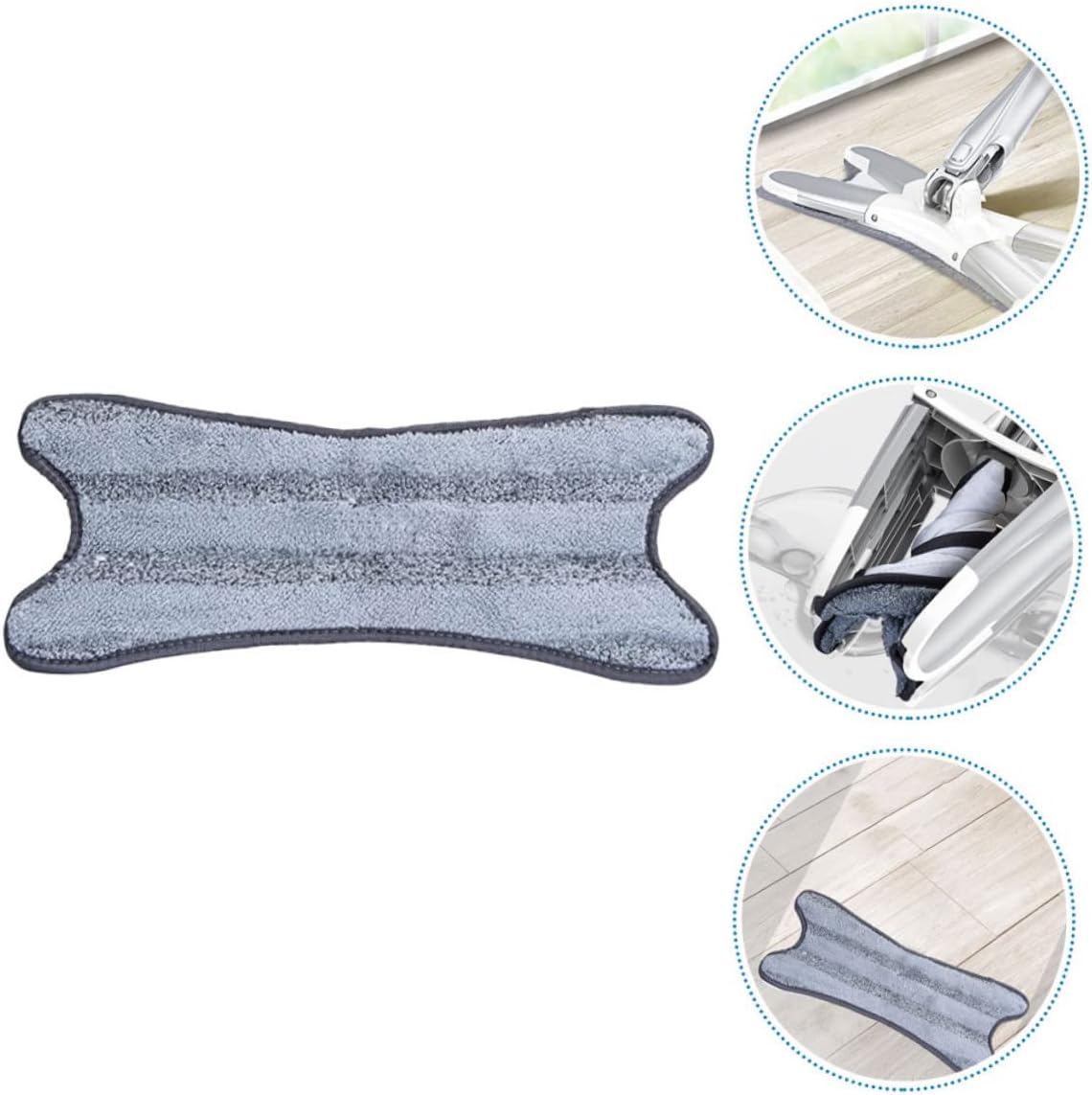 Minkissy Mop Pads Reusable Cleaning Cloth