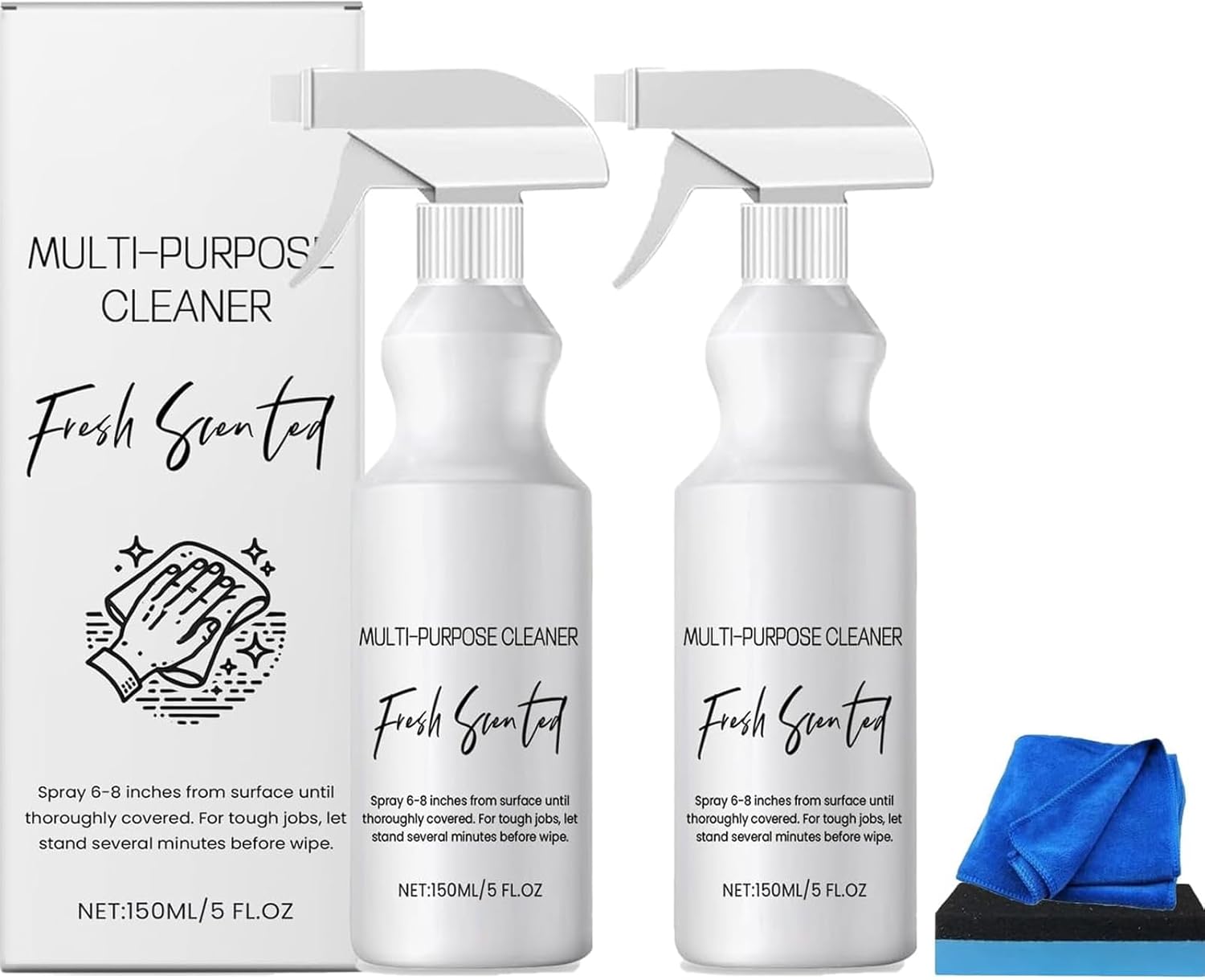 2Pcs R W Multi Purpose Cleaner