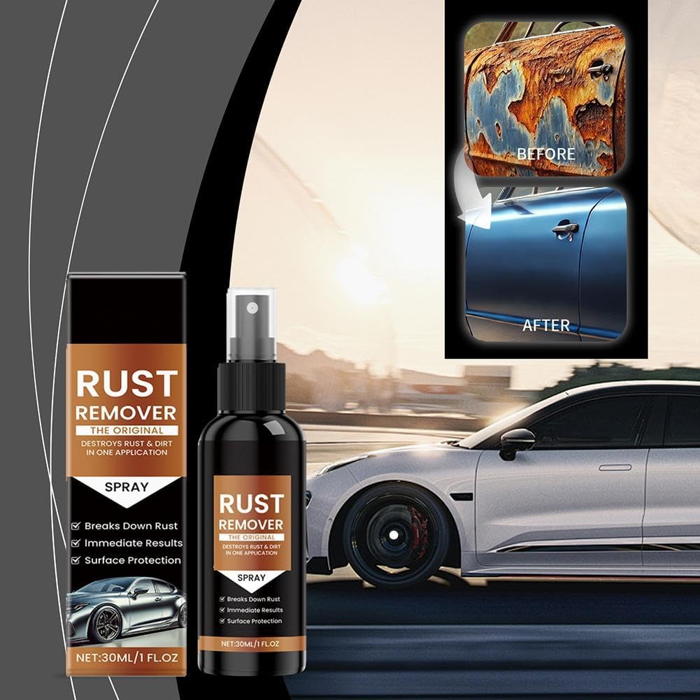 Fast-Acting Rust Remover Spray 3PCS for Tools and Surfaces