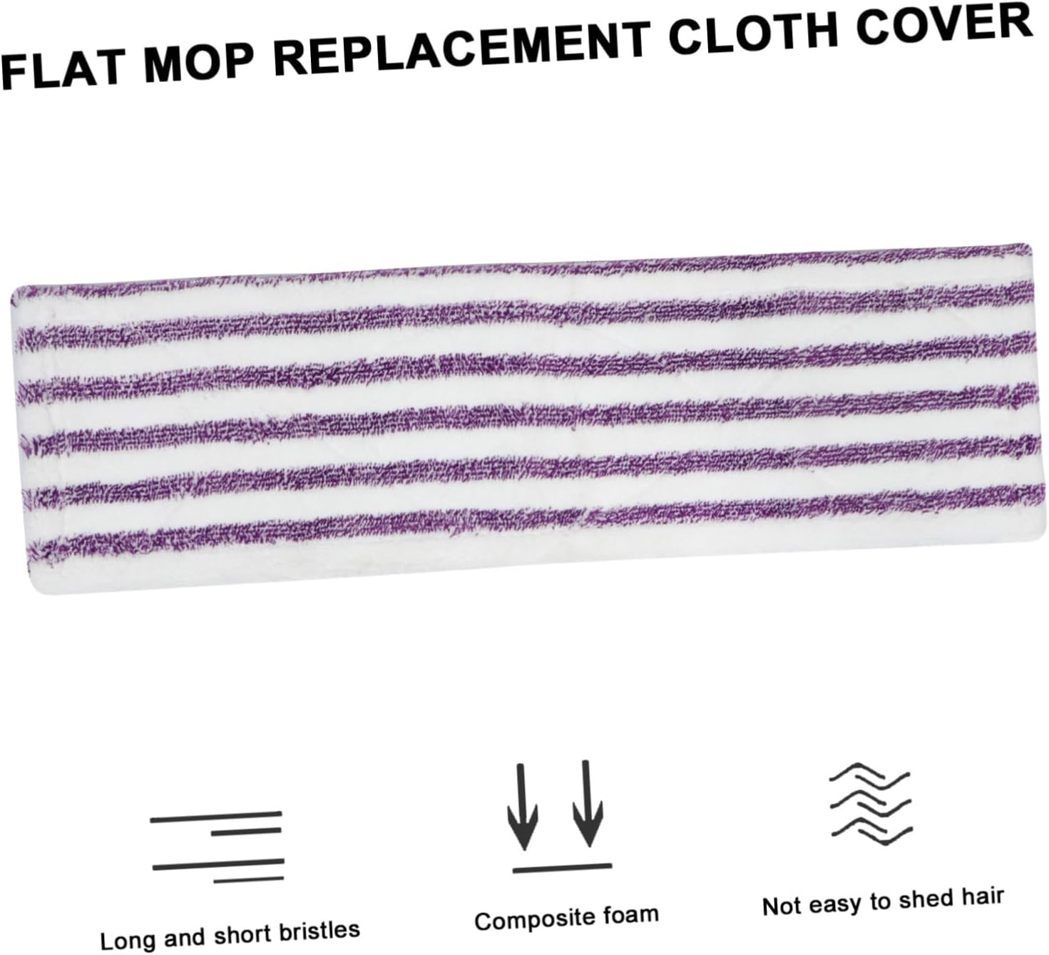SHERCHPRY Mop Replacement Pads for Hardwood Tile and Marble