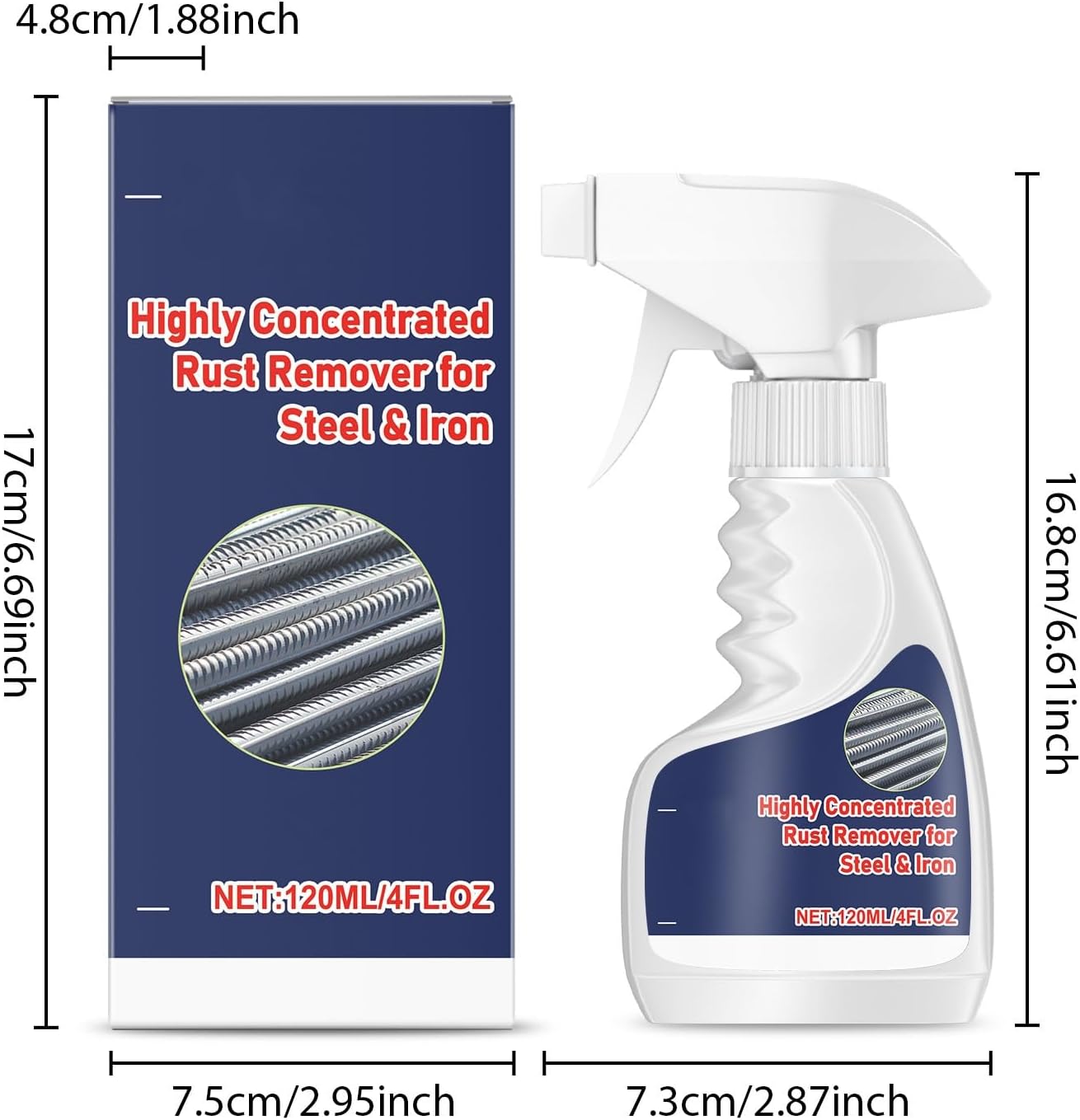 Heavy Duty Metal Rust Remover Spray