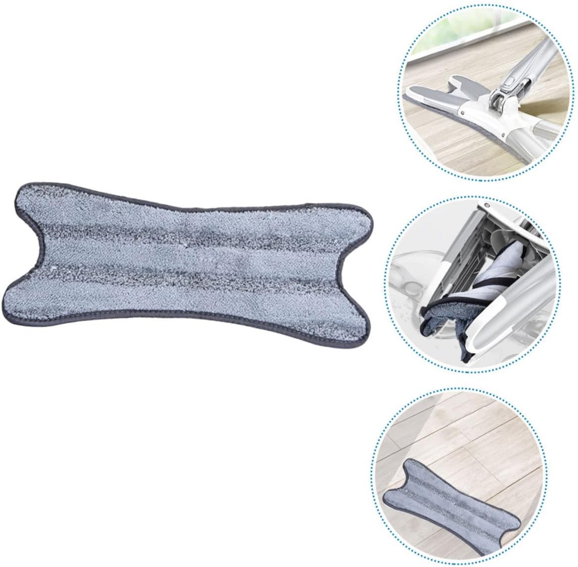 2pcs Butterfly Shape Mop Pad Replacement for Tile and Hardwood Floors