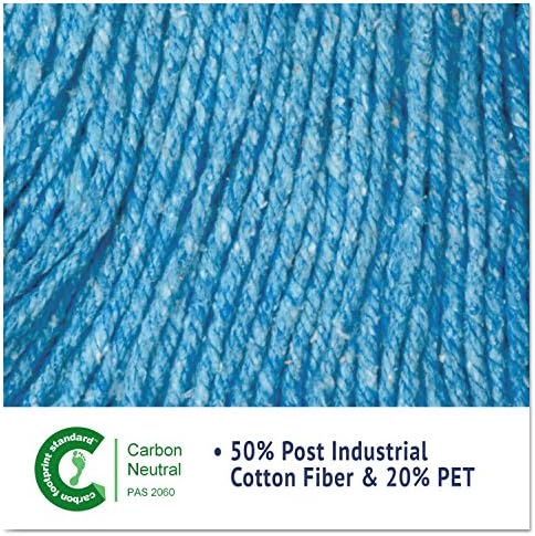 Boardwalk BWK503BLCT 5 in Super Loop Wet Mop Head - Large Blue 12Carton
